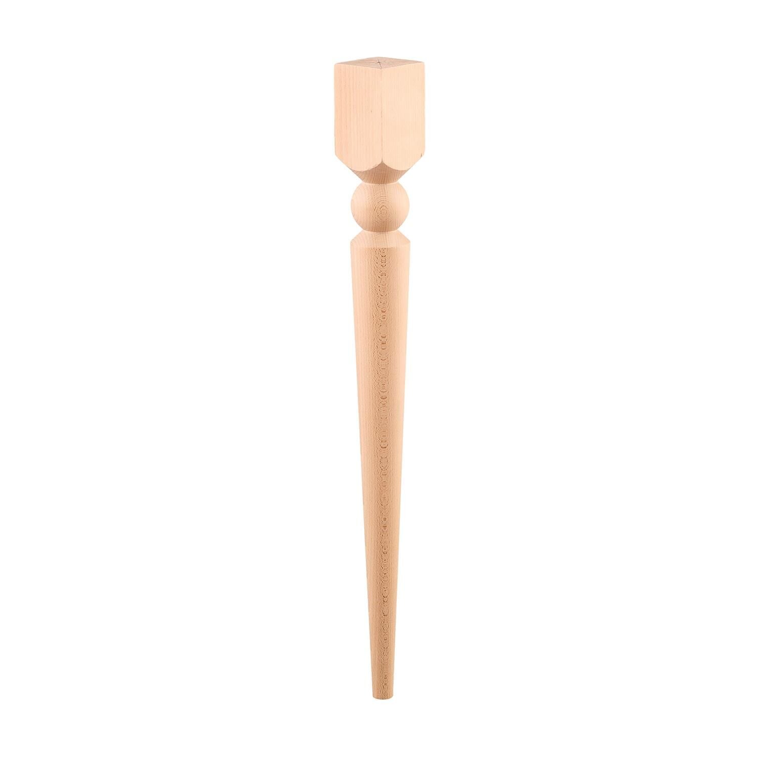 Torna Ahşap Ayak Sehpa Masa Dresuar Ayağı Desenli Torna Ayak 7x7x45 cm