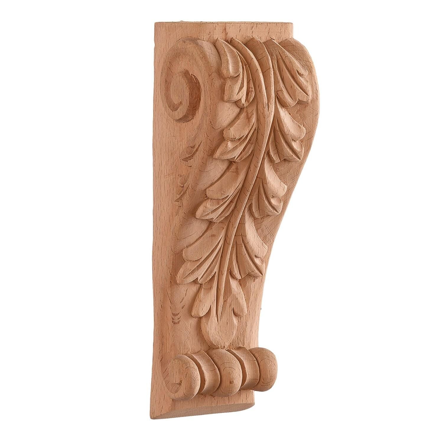 Payanda Ahşap Oyma İşemeli Boyanabilir Dekoratif Aksesuar 25x8x8 AOP02