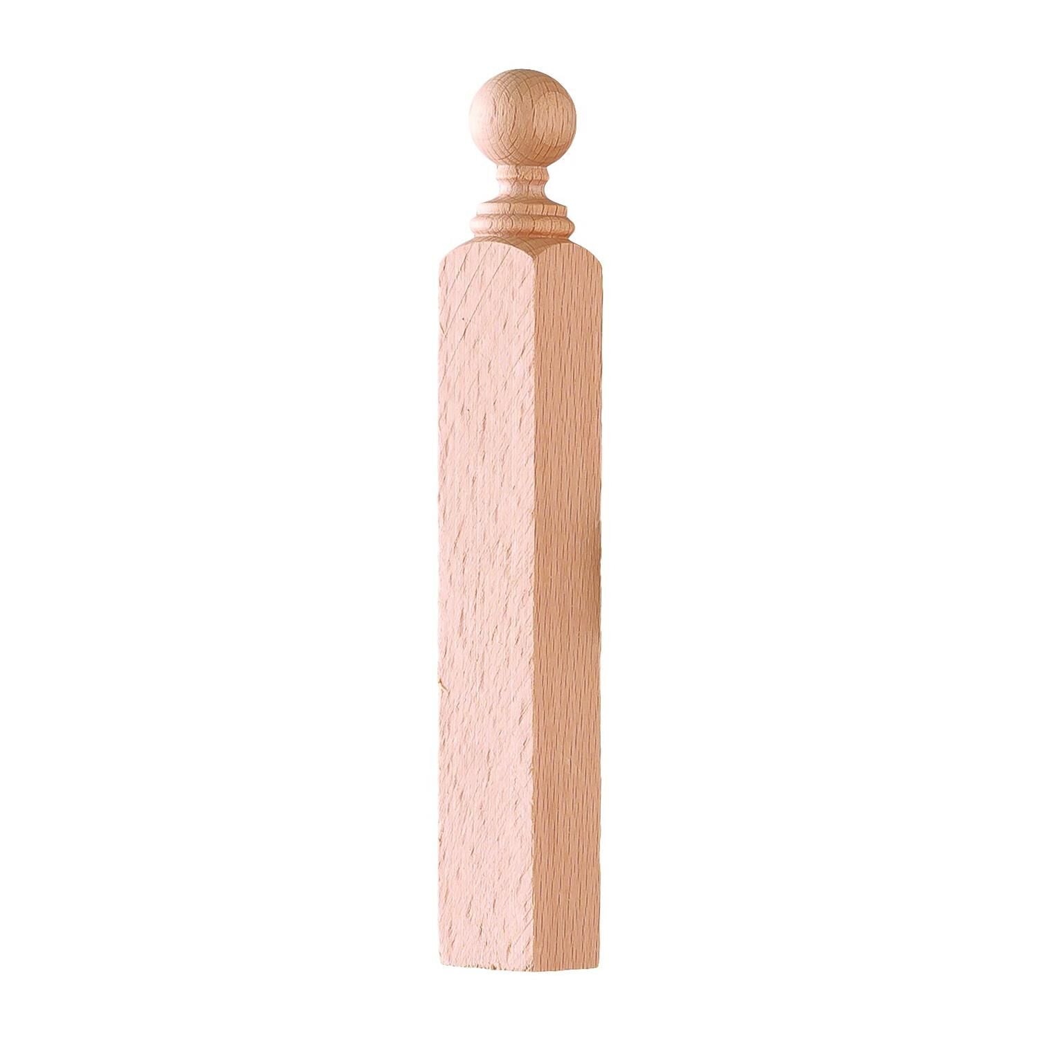 Ahşap Torna Piyon Boyanabilir Dekoratif Ev Ofis Aksesuar 2x12 cm