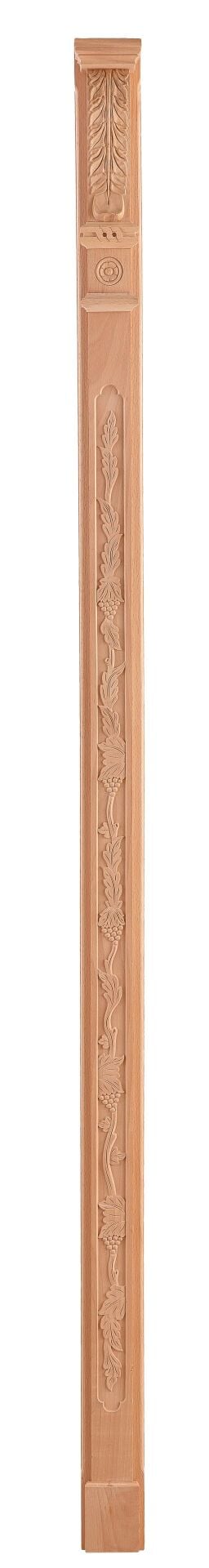 Ahşap Oymalı Sütun Roma Sütun Boyanabilir Dekoratif Aksesuar 9x210 cm ATS10