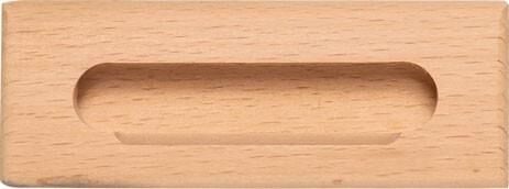 Ham Boyasız Kapı Çekmece Kapak Daire Topuz Kulp 110X35X18 mm (T-6)