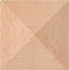 Kayın Piramit Duvar Aksesuarı 6x6 cm