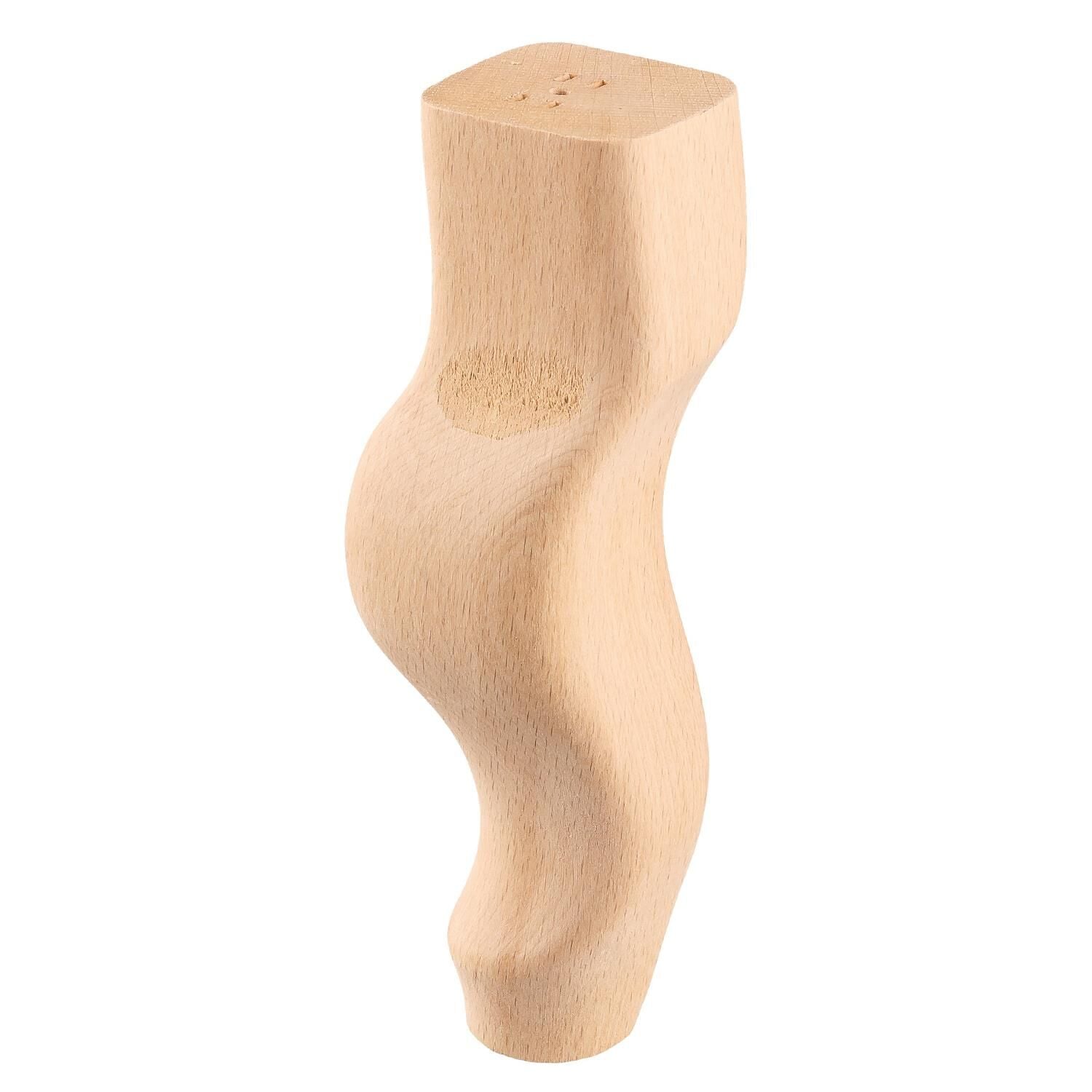 Lükens Ayak Sehpa Komodin Mobilya Dresuar Boyanabilir Ahşap Ayak 8x8x15 cm KDL.04