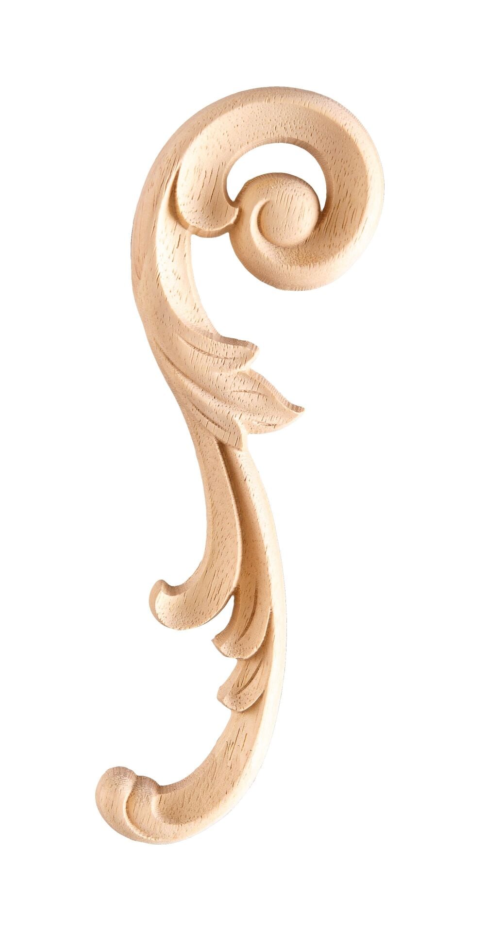 Köşe Aplik Dekoratif Aksesuar Boyanabilir İşlemeli Ahşap 20x6x1,2 cm KSS03