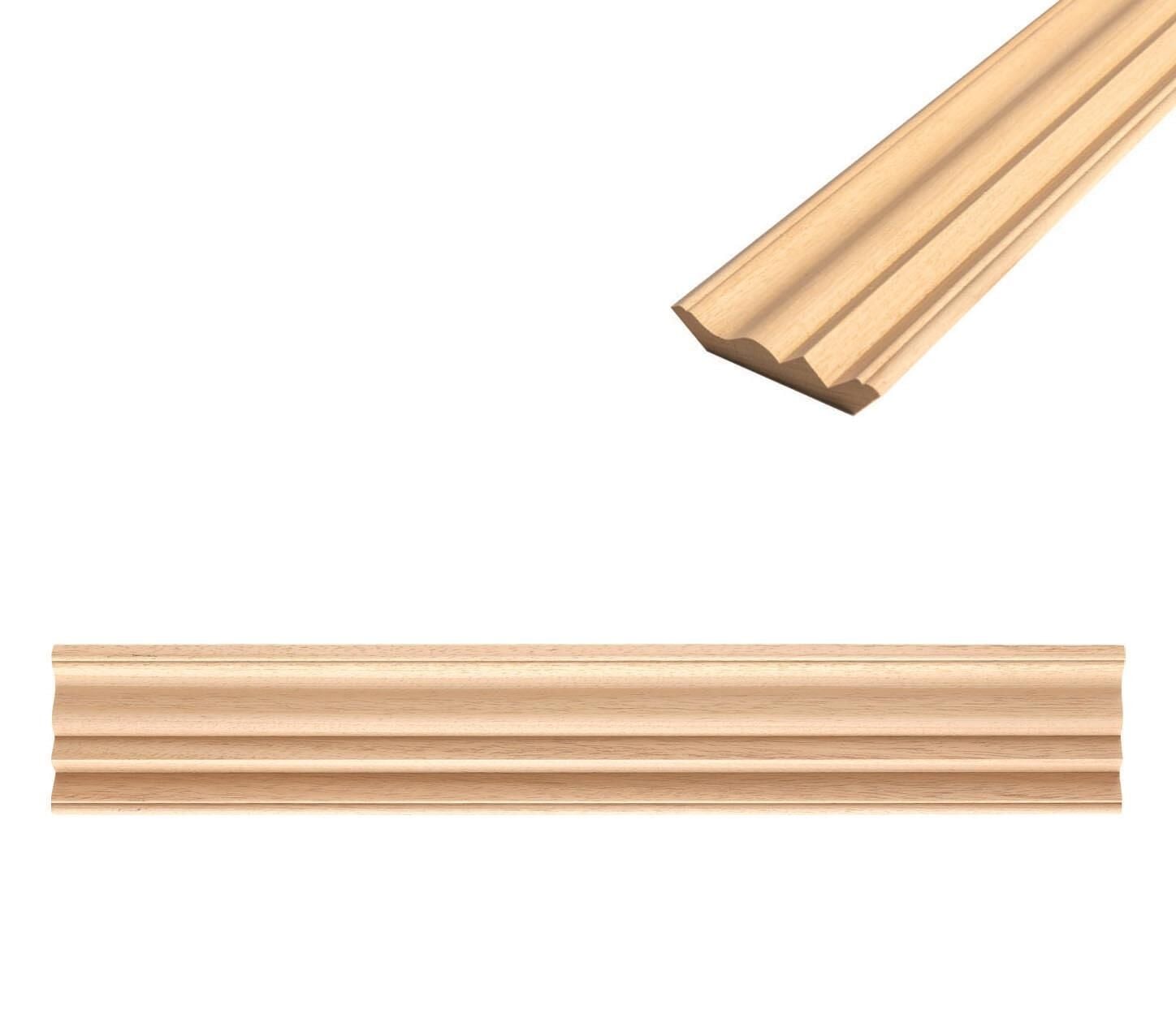 Ayous Ahşap Çıta Boyanabilir Dekoratif Aksesuar 120x22 mm MAC04