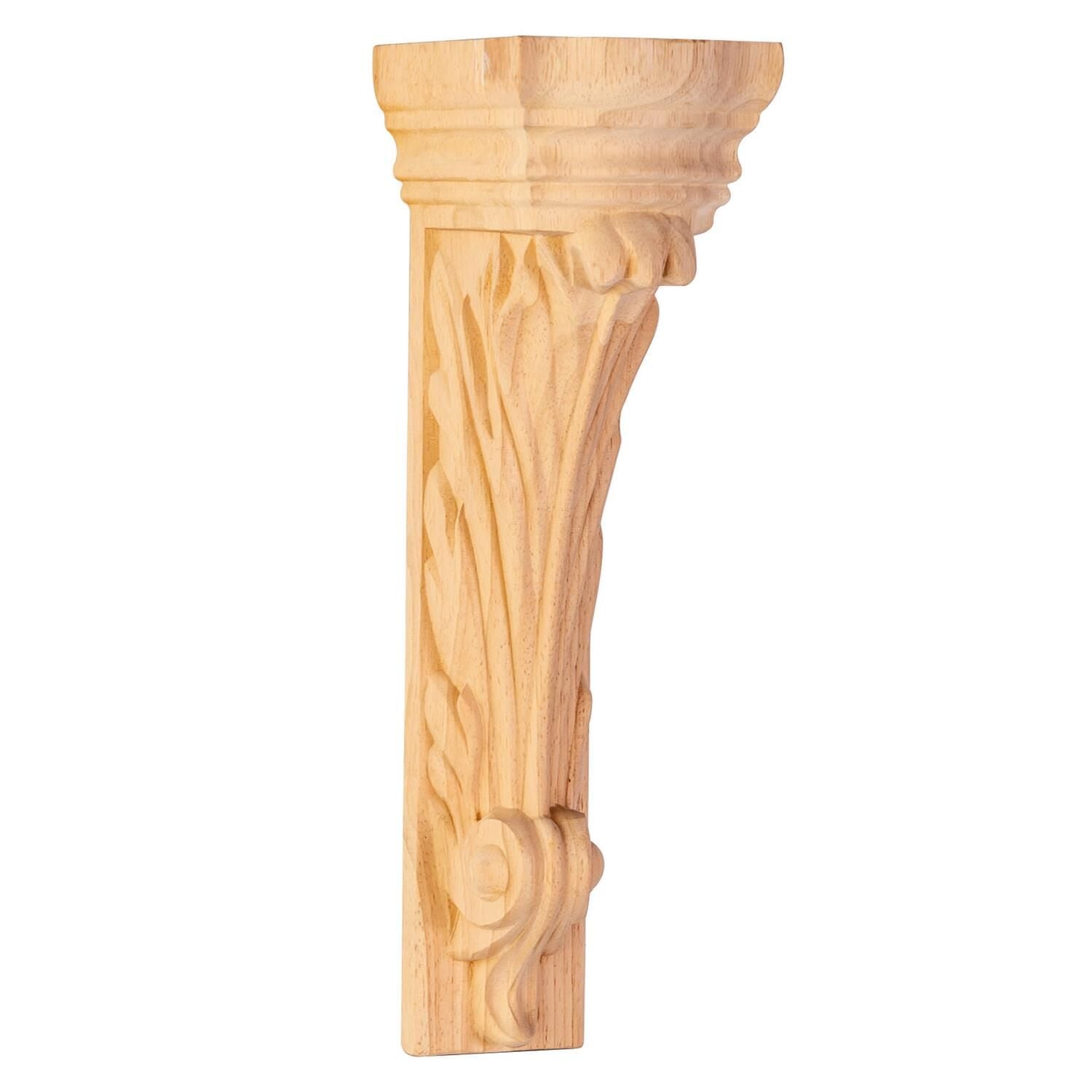 Payanda Ahşap Oyma İşemeli Boyanabilir Dekoratif Aksesuar 20x8x6 AOP.31