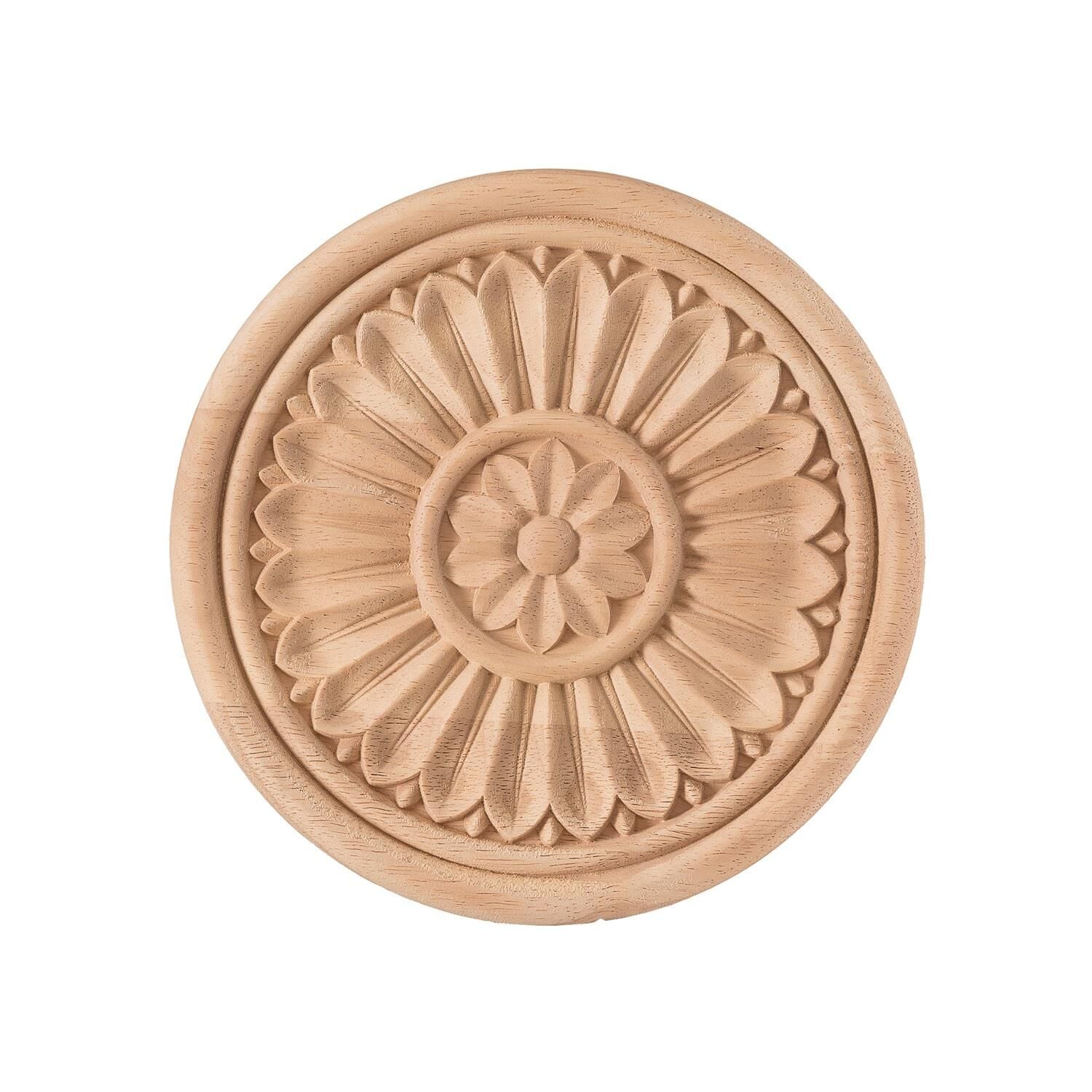 Aplik Motifli Rozet Boyanabilir Dekoratif Aksesuar 15x1,2 CM-OA239