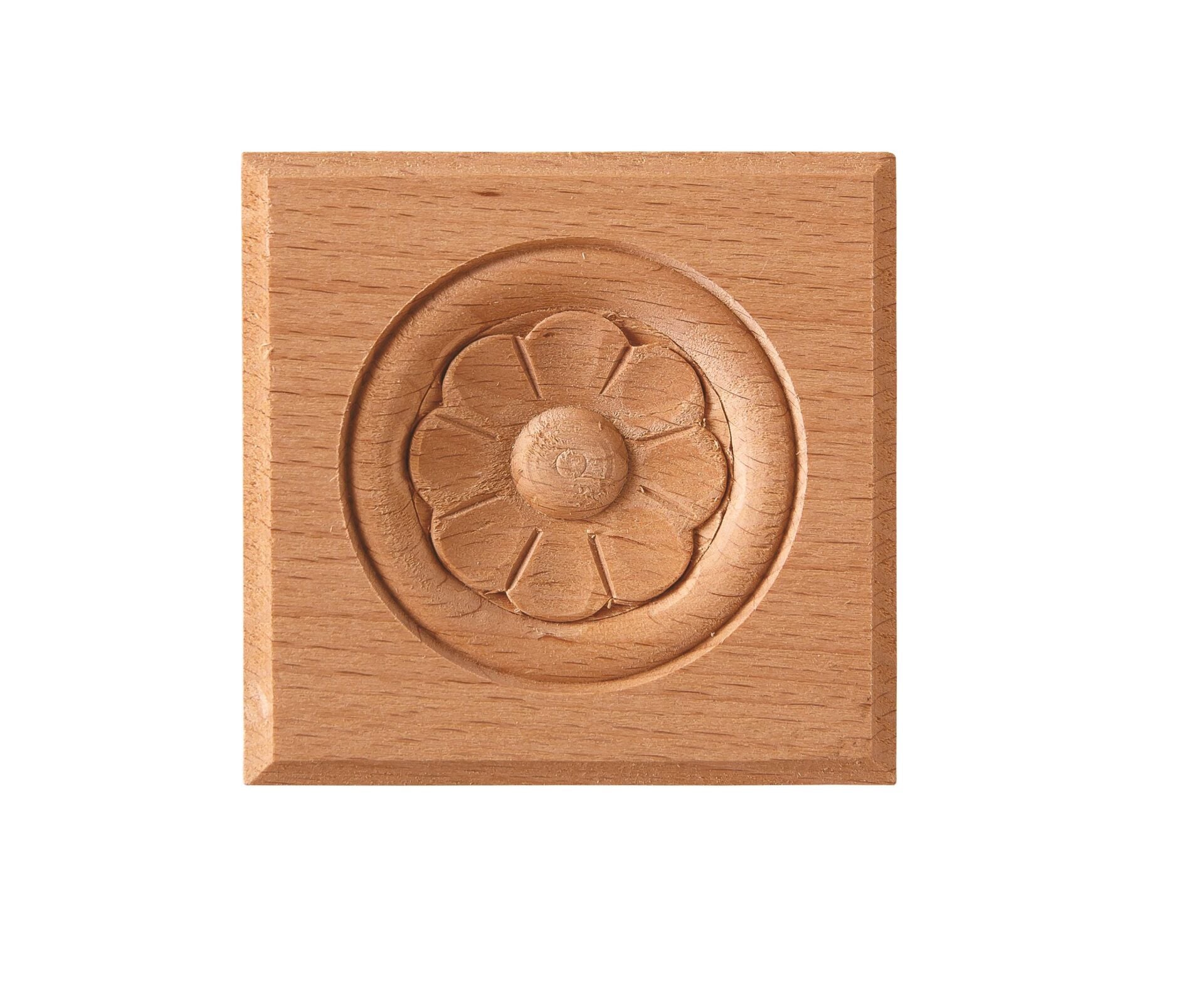 Aplik Motifli Rozet Boyanabilir Dekoratif Aksesuar 8x8x1 CM